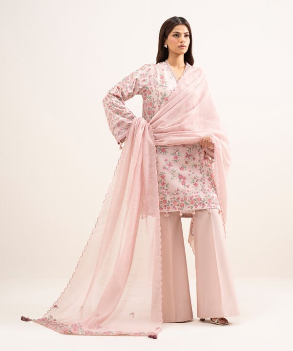 3 Piece - Embroidered Lawn Suit