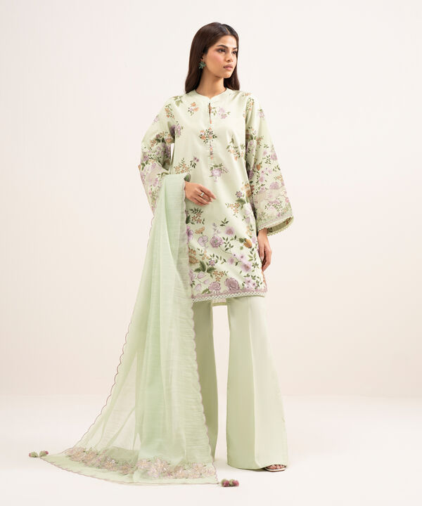 3 Piece - Embroidered Lawn Suit