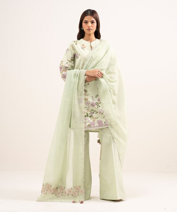 3 Piece - Embroidered Lawn Suit