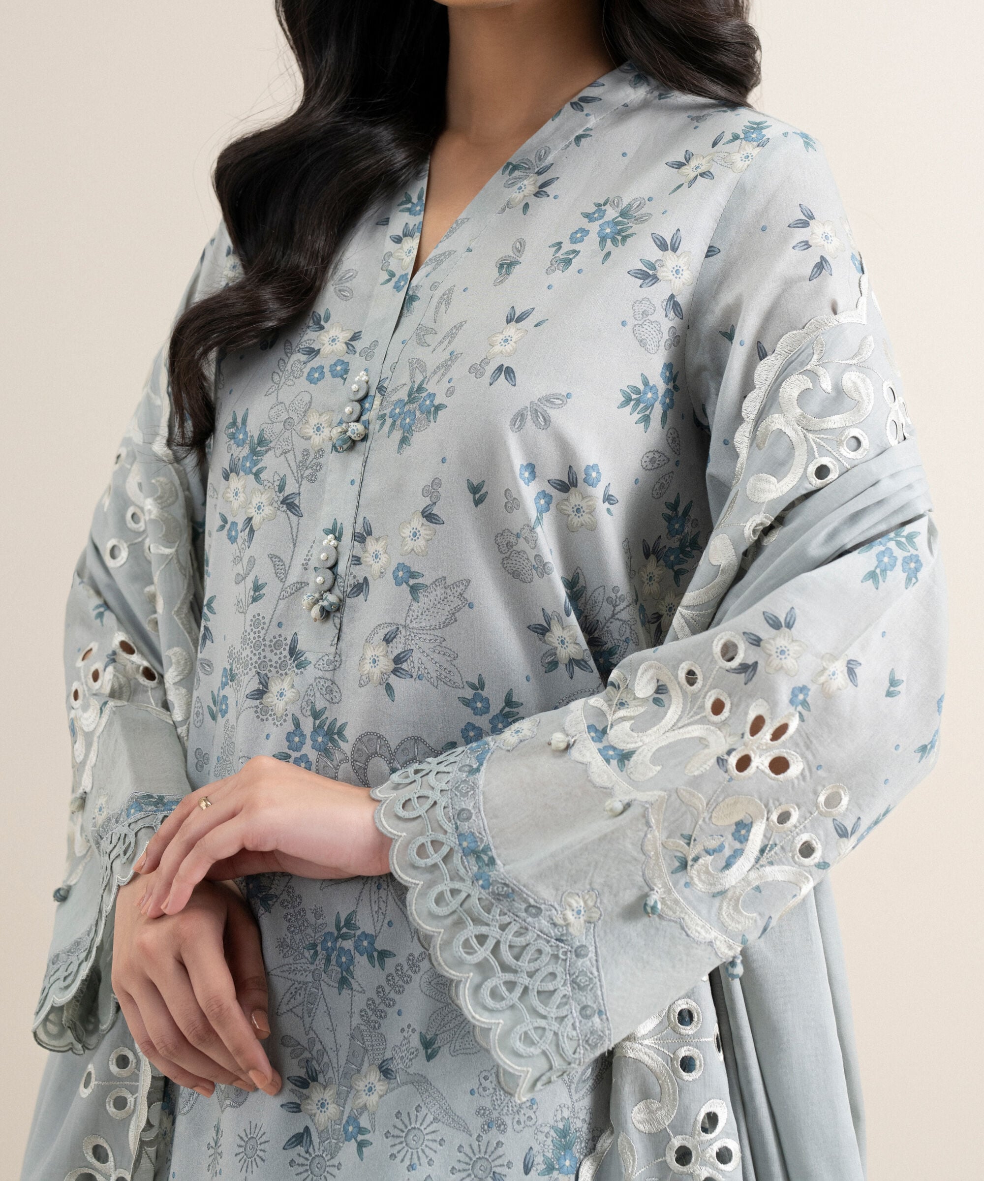 3 Piece - Embroidered Lawn Suit