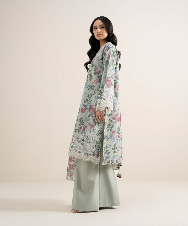 3 Piece - Embroidered Lawn Suit