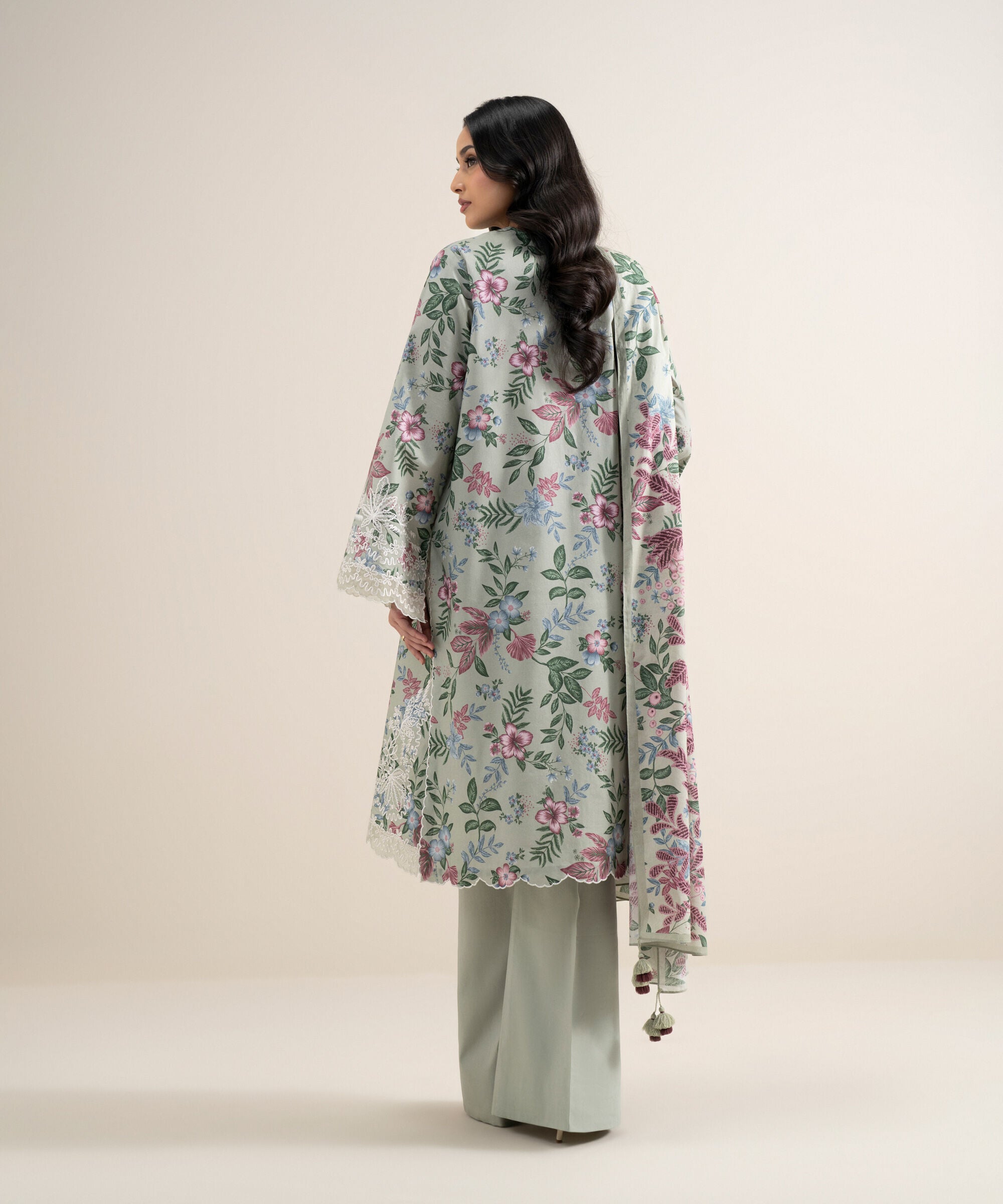 3 Piece - Embroidered Lawn Suit