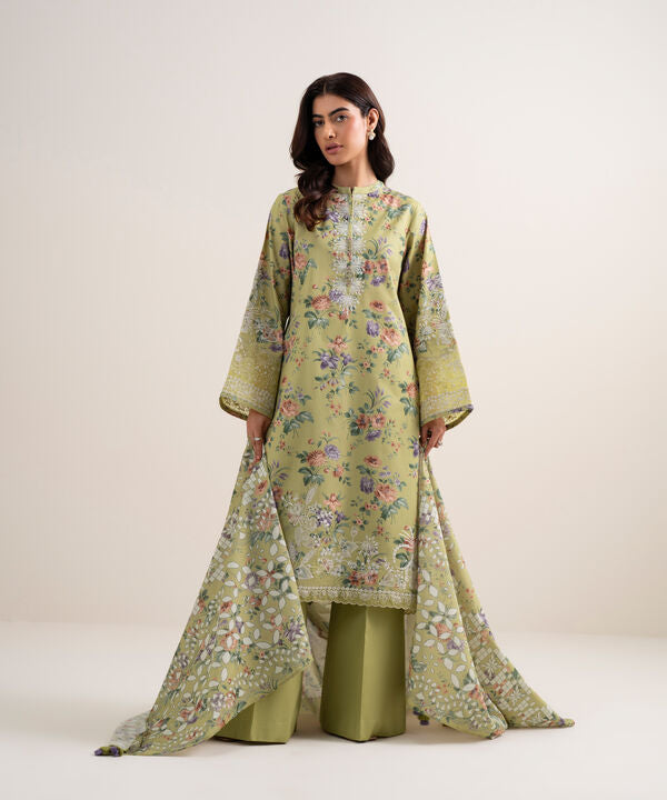 3 Piece - Embroidered Lawn Suit