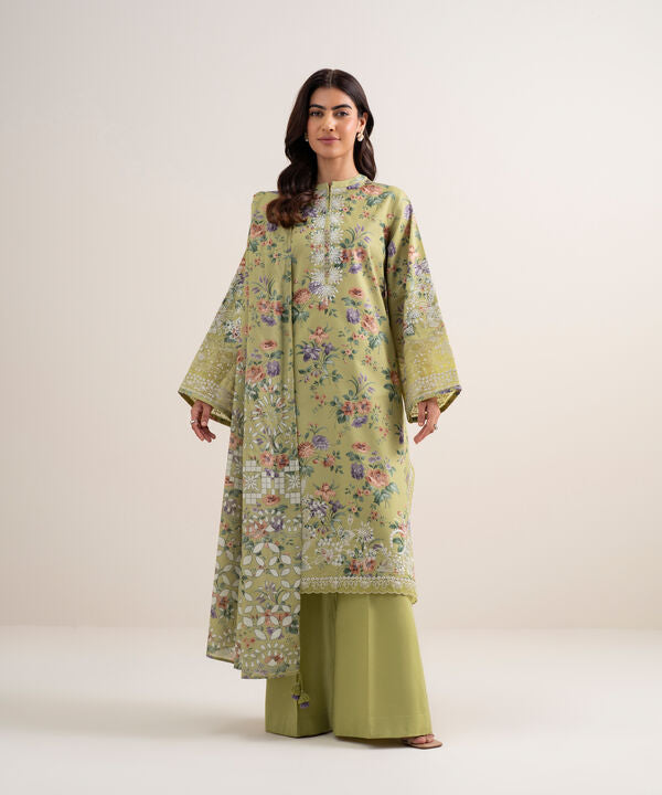 3 Piece - Embroidered Lawn Suit