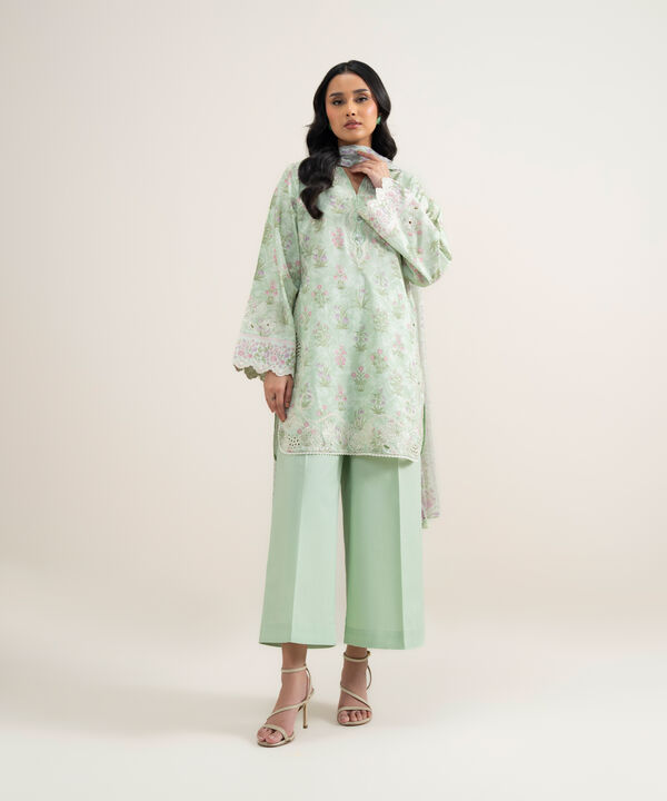 3 Piece - Embroidered Lawn Suit
