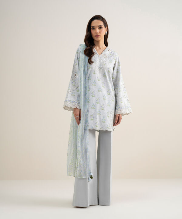 3 Piece - Embroidered Lawn Suit