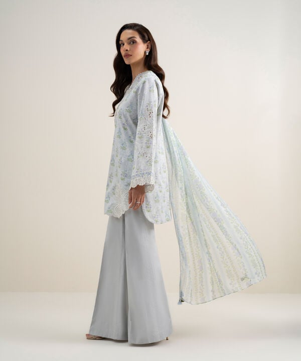 3 Piece - Embroidered Lawn Suit