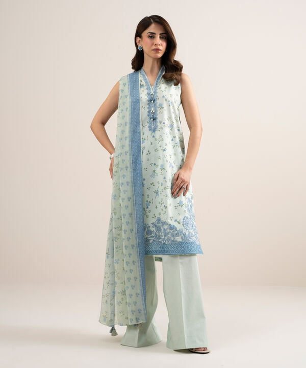 3 Piece - Embroidered Lawn Suit