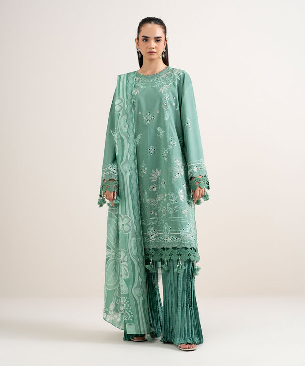 3 Piece - Embroidered Lawn Suit
