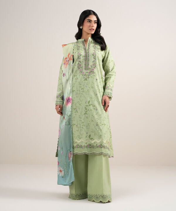 3 Piece - Embroidered Lawn Suit