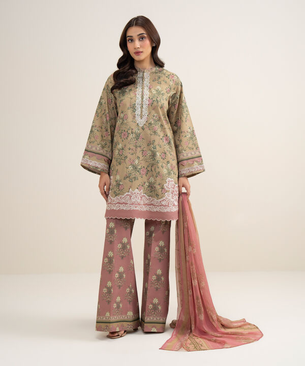 3 Piece - Embroidered Lawn Suit