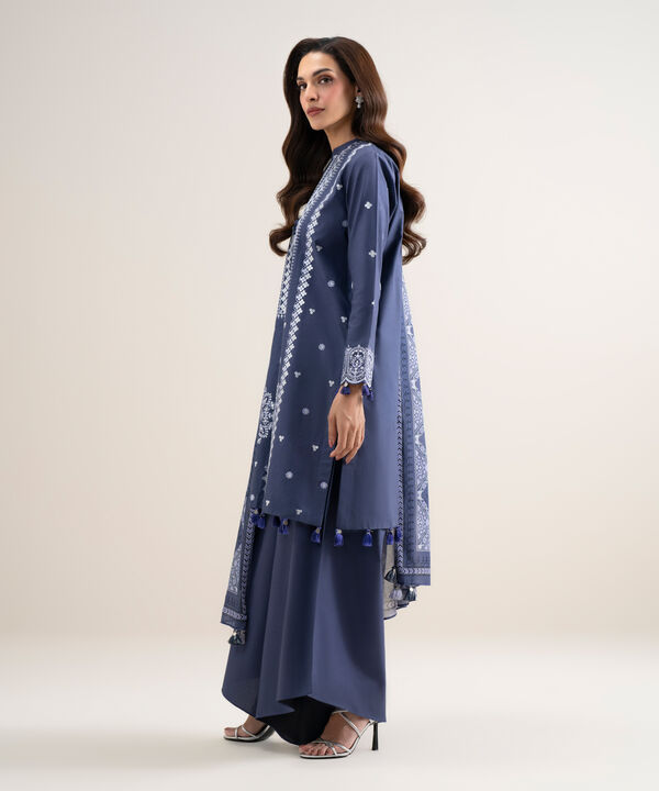 3 Piece - Embroidered Lawn Suit