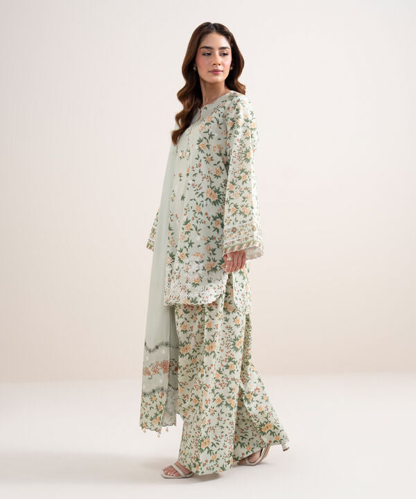 3 Piece - Embroidered Lawn Suit