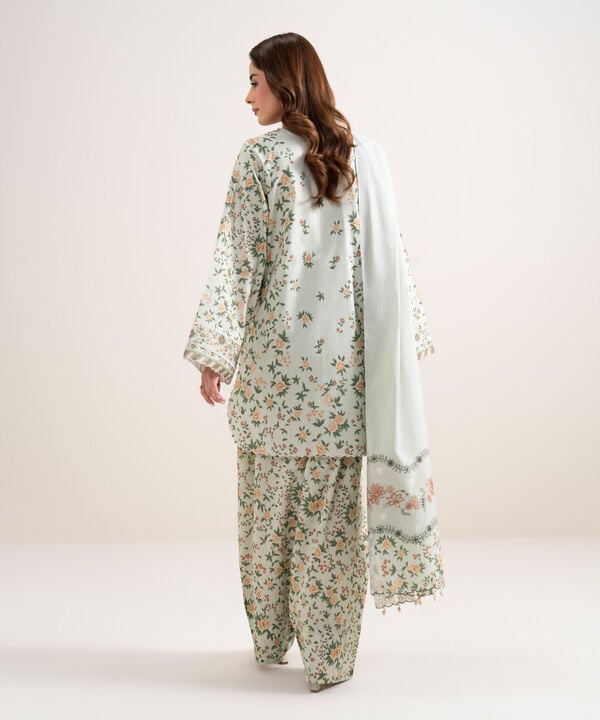 3 Piece - Embroidered Lawn Suit