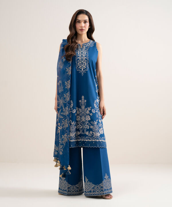 3 Piece - Embroidered Lawn Suit