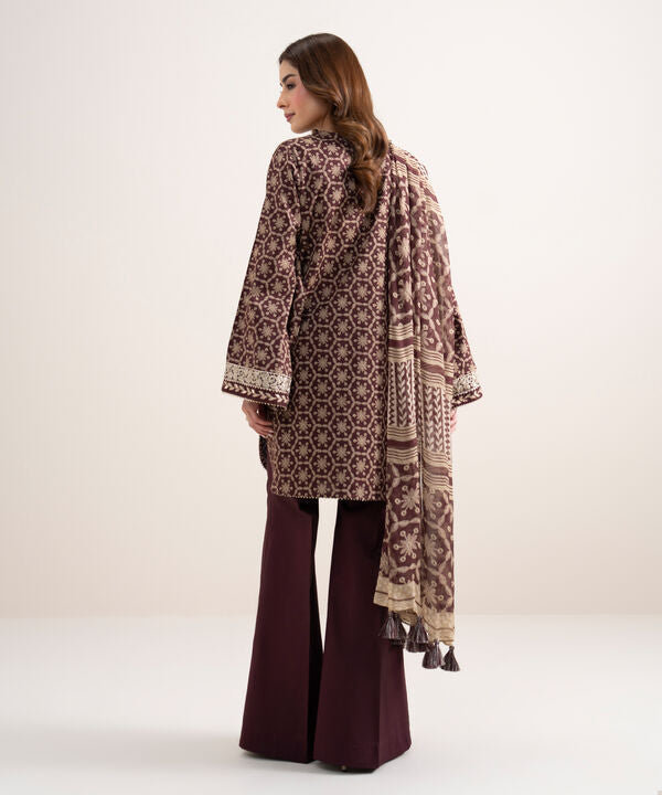 3 Piece - Embroidered Lawn Suit