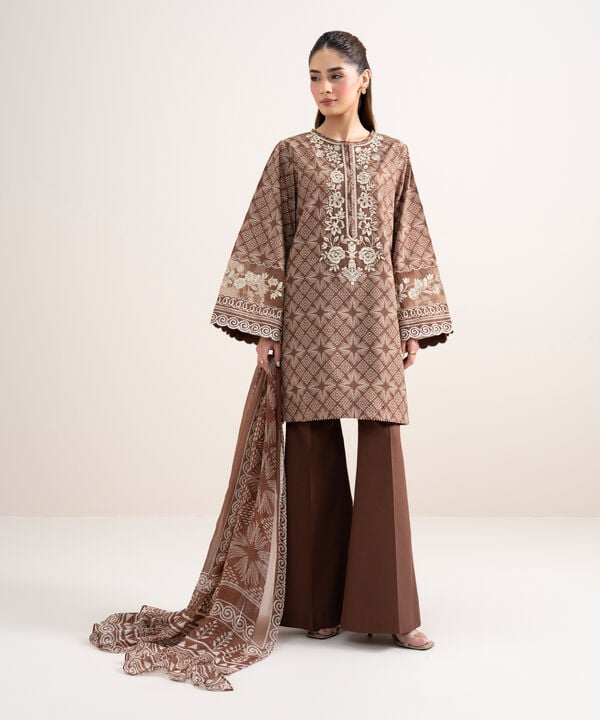 3 Piece - Embroidered Lawn Suit