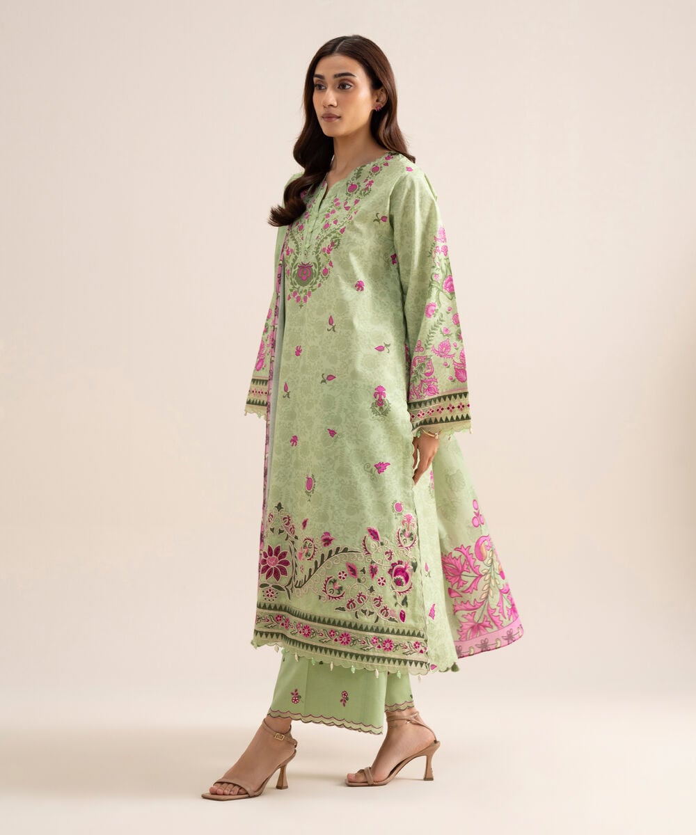 3 Piece - Embroidered Lawn Suit 3PESGS26V719