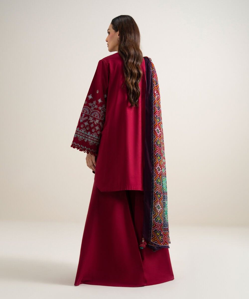 3 Piece - Embroidered Lawn Suit 3PESGS26V741