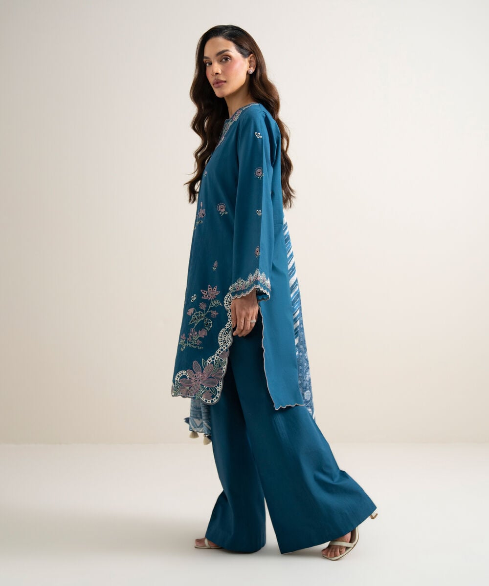 3 Piece - Embroidered Lawn Suit 3PESGS26V745