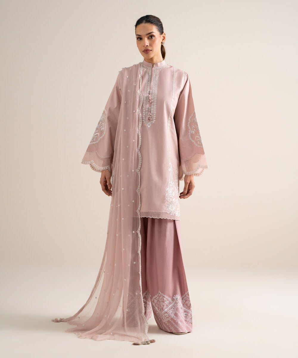 3 Piece - Embroidered Lawn Suit 3PESGS26V756