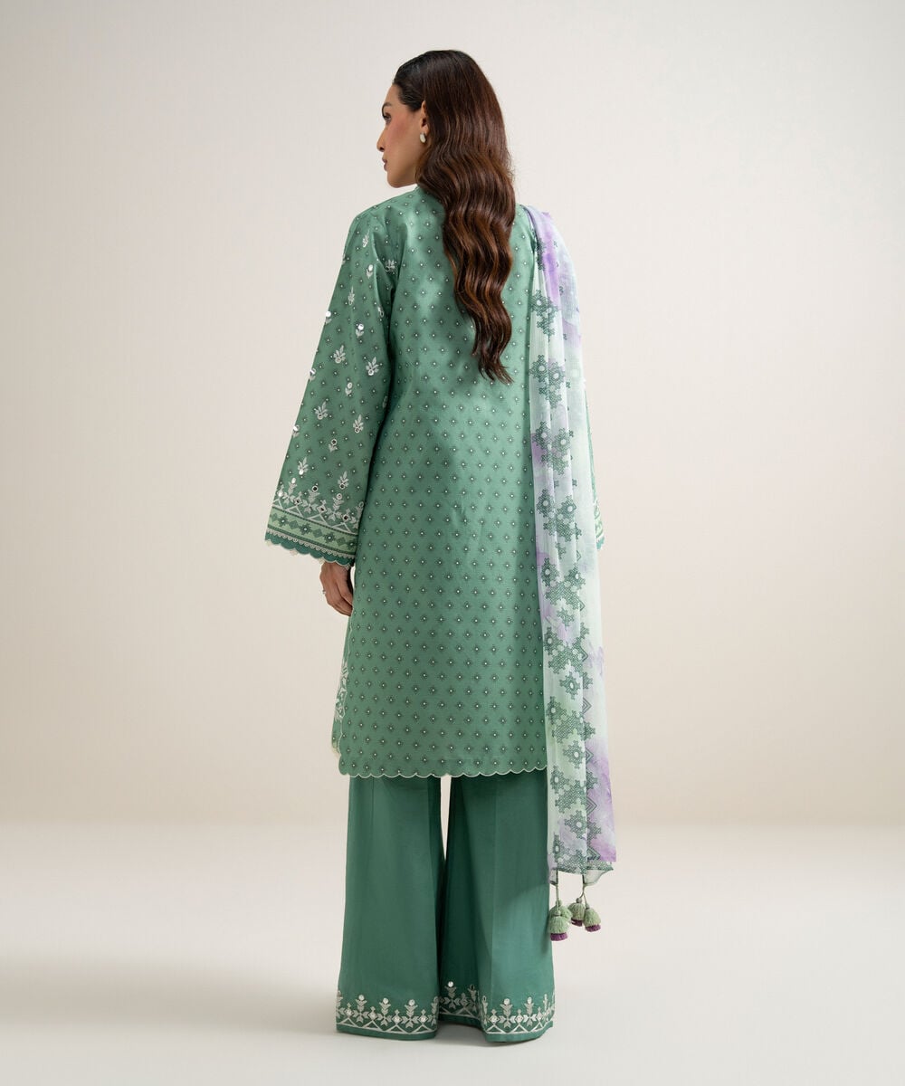 3 Piece - Embroidered Zari Lawn Suit 3PESGS26V760