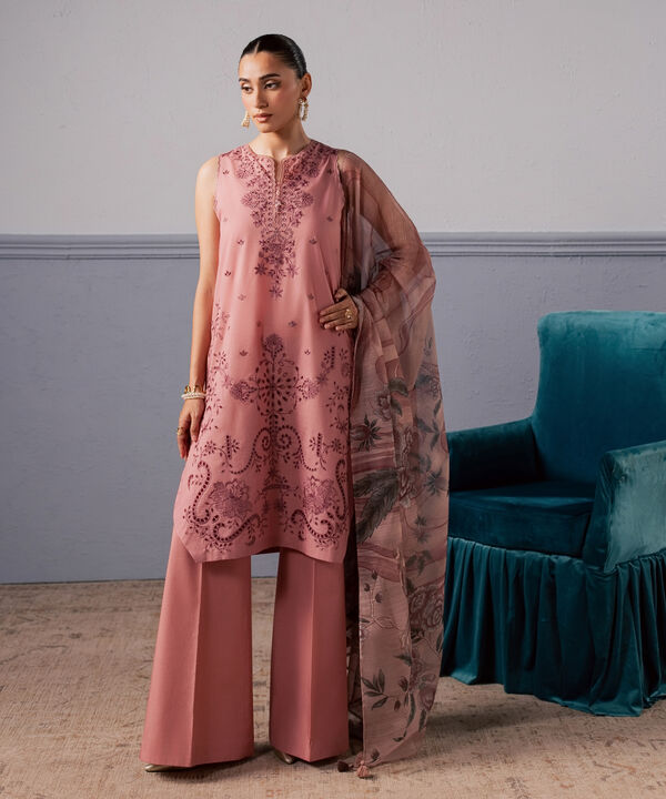 3 Piece - Embroidered Lawn Suit