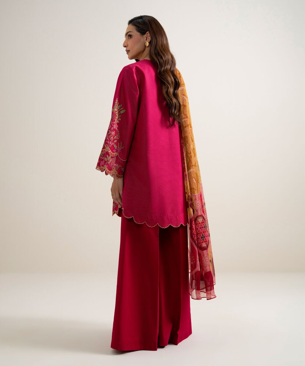 3 Piece - Embroidered Zari Lawn Suit 3PESGS26V769