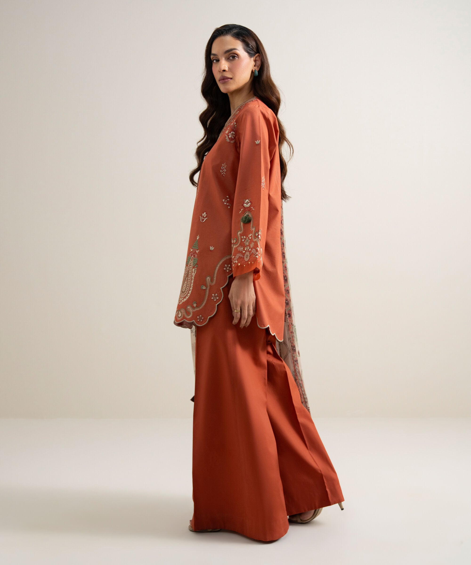 3 Piece - Embroidered Zari Lawn Suit 3PESGS26V770