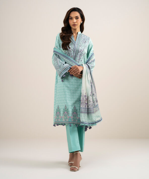 3 Piece - Embroidered Lawn Suit