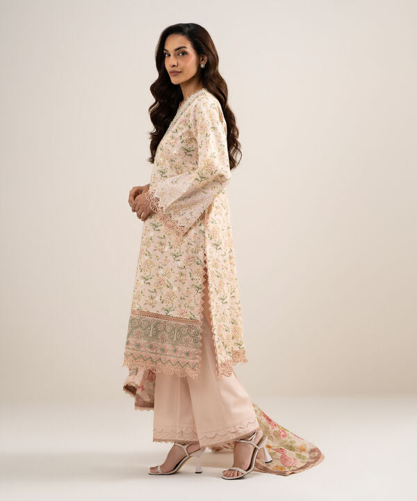 3 Piece - Embroidered Lawn Suit
