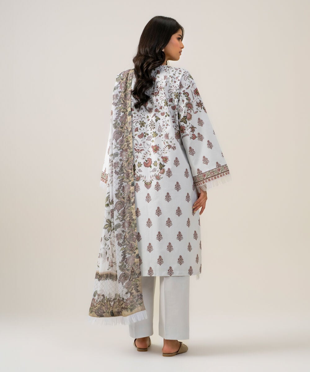 3 Piece - Embroidered Lawn Suit 3PESGS26V874