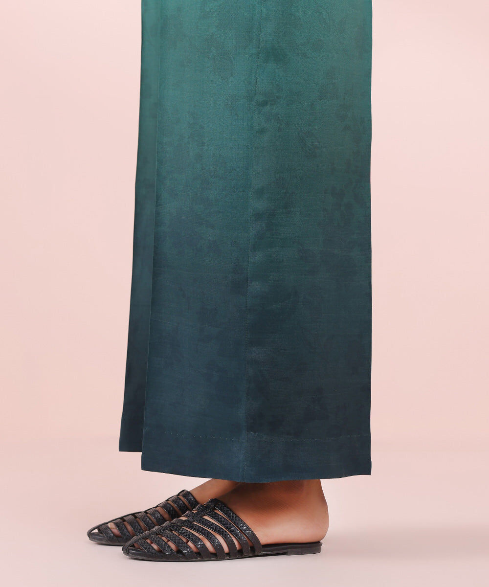 Printed Raw Silk Culottes