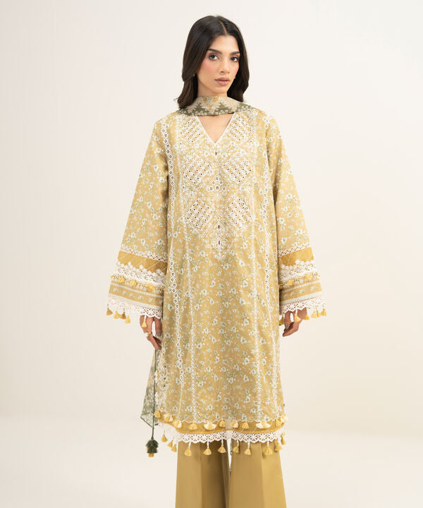 3 Piece - Embroidered Lawn Suit