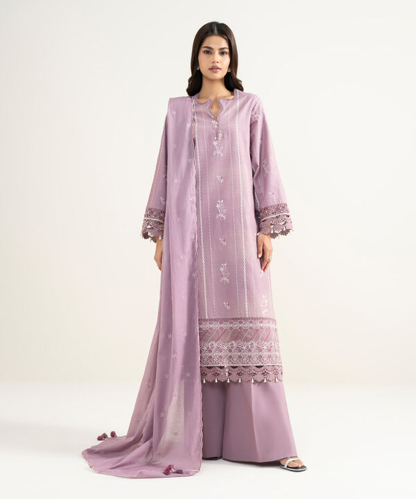 3 Piece - Embroidered Lawn Suit