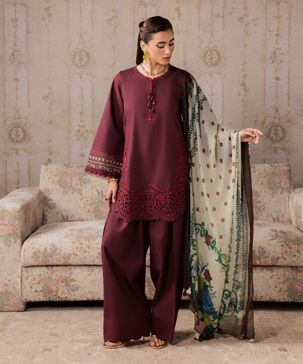 3 Piece - Embroidered Lawn Suit