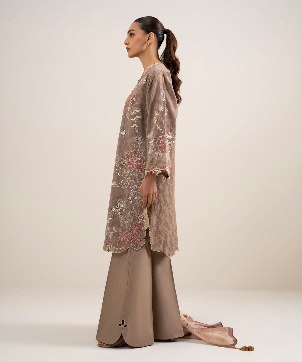 3 Piece - Embroidered Jacquard Suit 3PESTS26V717