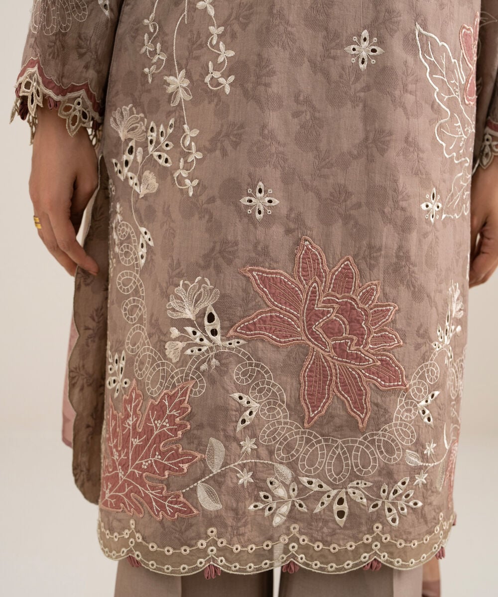 3 Piece - Embroidered Jacquard Suit 3PESTS26V717