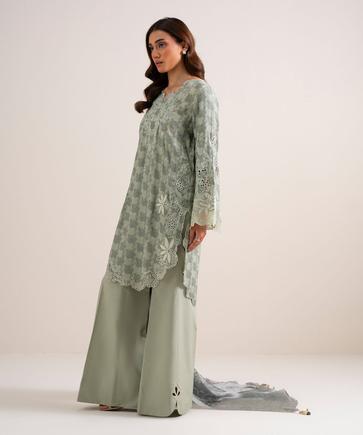 3 Piece - Embroidered Jacquard Suit 3PESTS26V719