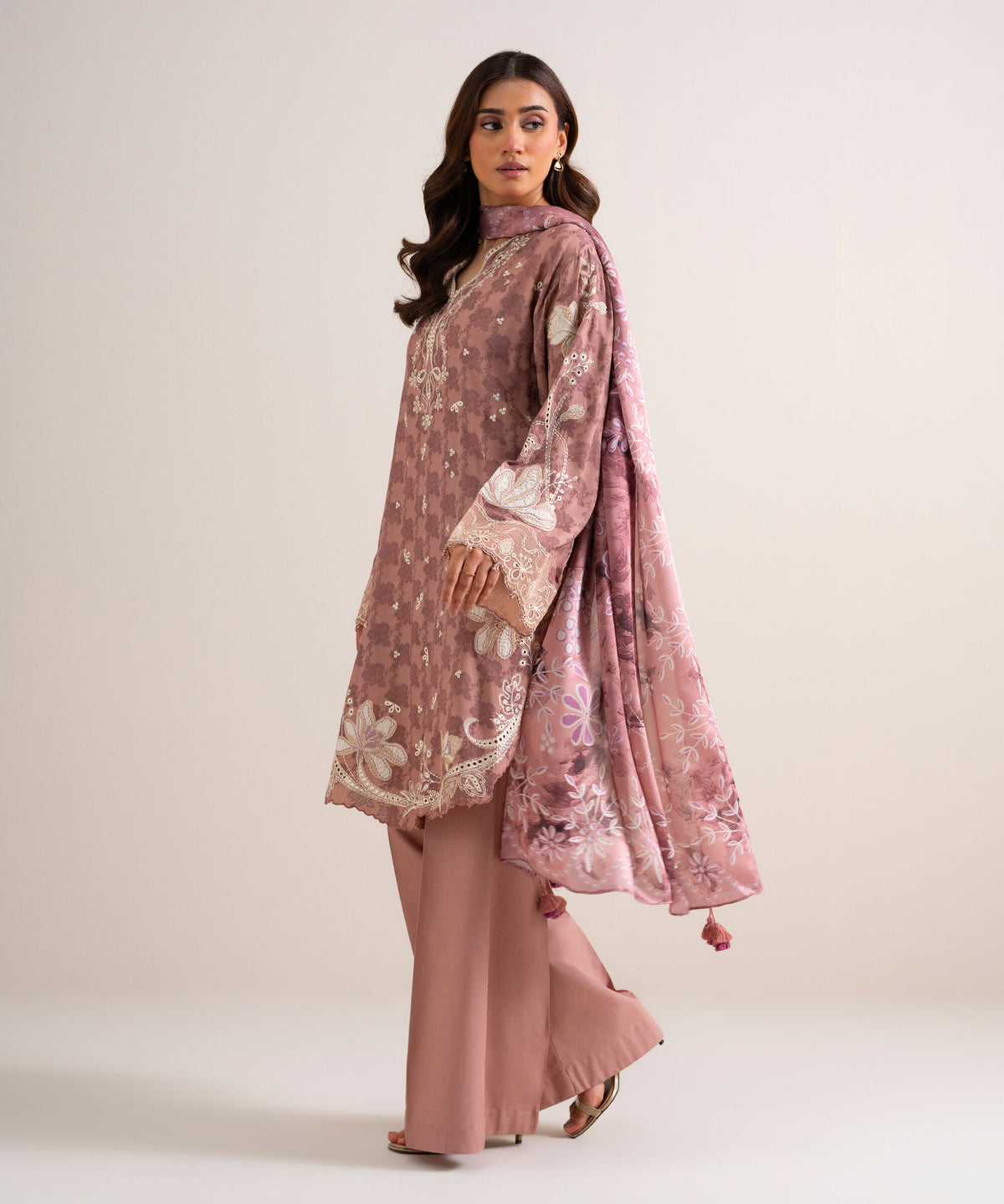 3 Piece - Embroidered Jacquard Suit 3PESTS26V720