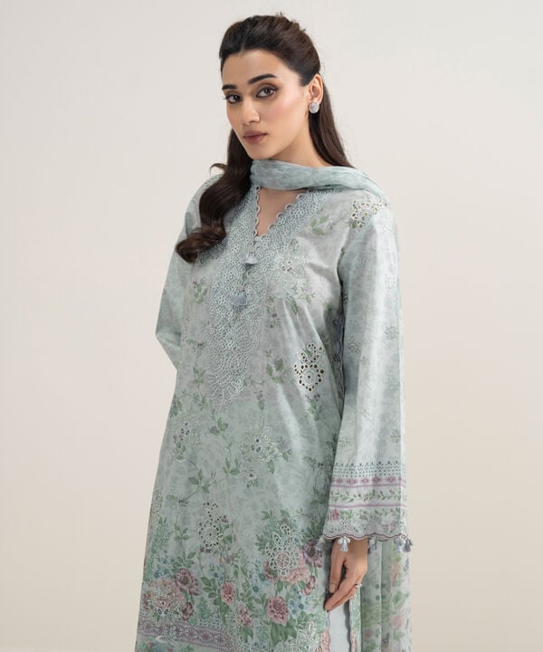 3 Piece - Embroidered Lawn Suit