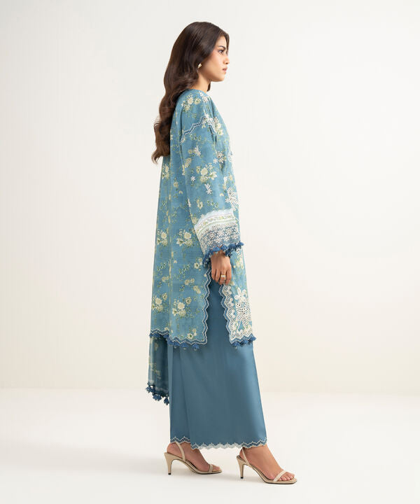 3 Piece - Embroidered Lawn Suit
