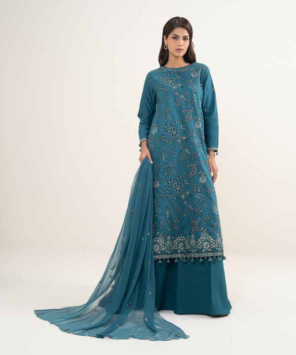 3 Piece - Embroidered Lawn Suit