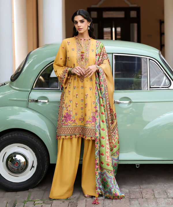 3 Piece - Embroidered Lawn Suit