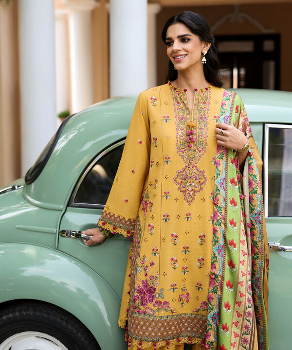 3 Piece - Embroidered Lawn Suit