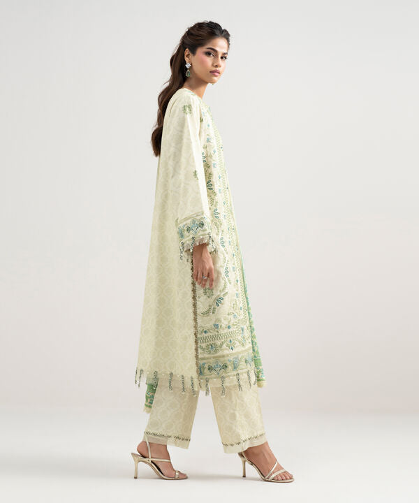 3 Piece - Embroidered Lawn Suit