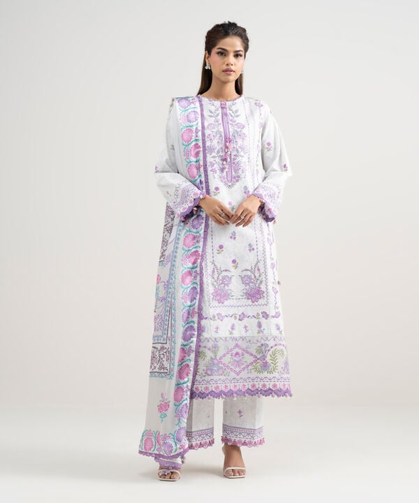 3 Piece - Embroidered Lawn Suit