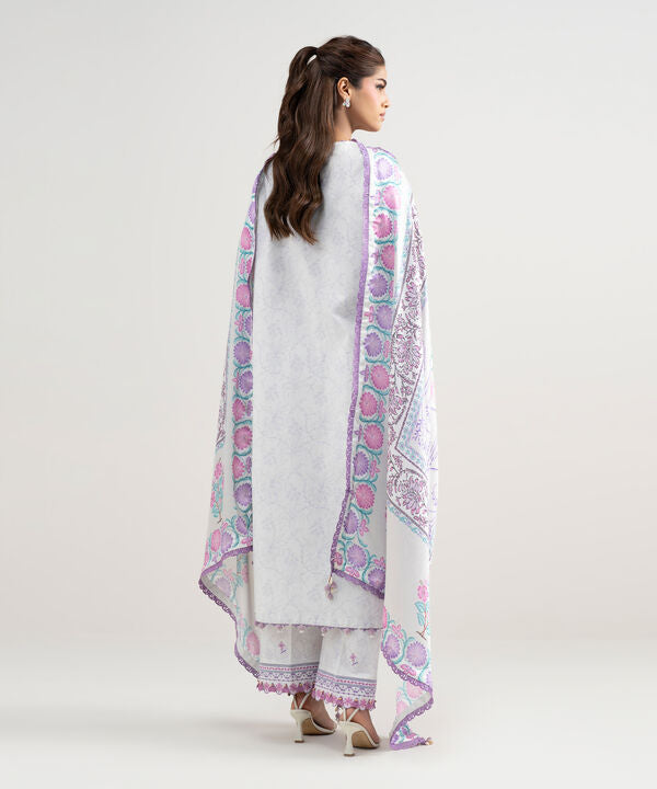 3 Piece - Embroidered Lawn Suit
