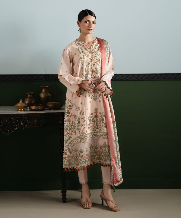 3 Piece - Embroidered Lawn Suit
