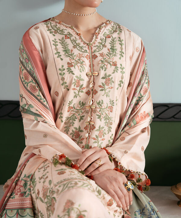 3 Piece - Embroidered Lawn Suit
